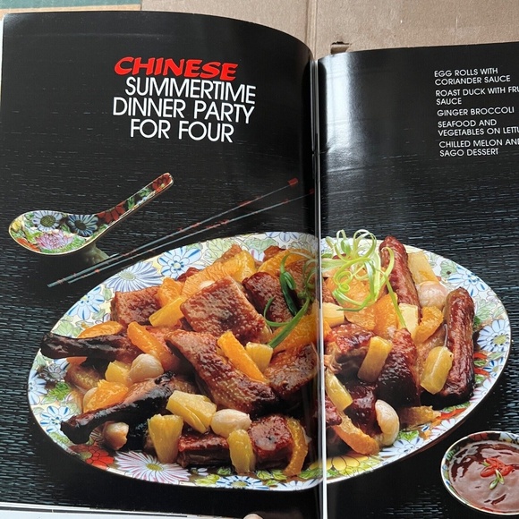 Oriental Dinner Party Cookbook Australian Weekly Thailand Japan India Korea - Picture 5 of 11